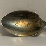 Banff Canada Totem Pole Alberta Collectable Souvenir Spoon CQ