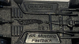 White '65 Mustang Fast Back Hot Wheels Toy Diecast Car