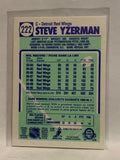 #222 Steve Yzerman Detroit Red Wings 1990-91 O-Pee-Chee Hockey Card
