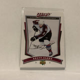 #2 Brett Clark Colorado Avalanche   2007-08 UD MVP Hockey  Card A1A