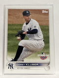 #95 Corey Kluber New York Yankees 2022 Topps Opening Day Baseball Card