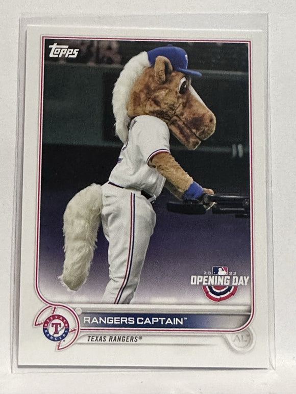 #M-22 Rangers Captain Texas Rangers 2022 Topps Opening Day Baseball Card