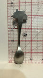 Conrad Mansion Iowa Pewter Rawclife Souvenir Spoon