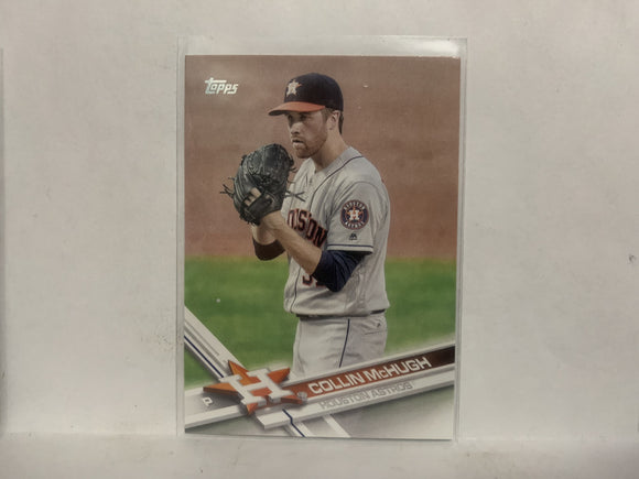 #585 Collin Mchugh Houston Astros 2017 Topps Series 2 Baseball Card NZD