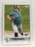 #157 Marco Gonzales Seattle Mariners 2022 Topps Opening Day Baseball Card