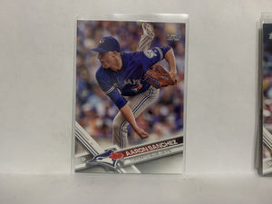 #586 aaron Sanchez Toronto Blue Jays 2017 Topps Series 2 Baseball Card NZD