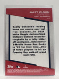 #BS-24 Matt Olsen Bomb Squad Oakland Athletics 2022 Topps Opening Day Baseball Card