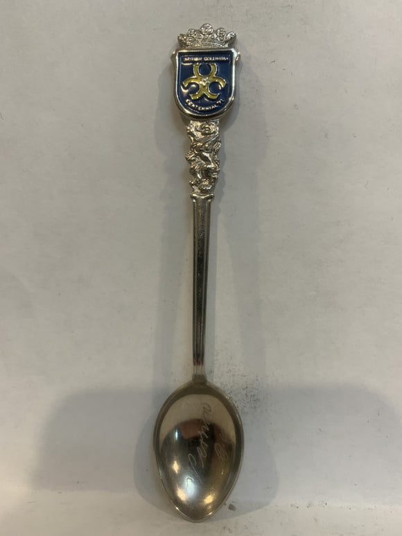 Vernon British Columbia Centennial 1971 Souvenir Spoon