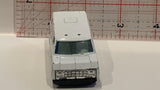 White Police Van Unbranded Toy Diecast Car