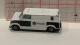 White Police Van Unbranded Toy Diecast Car