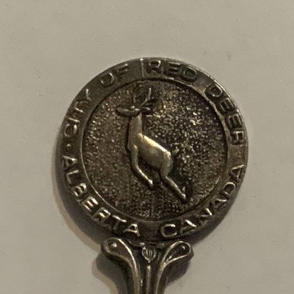 City of Red Deer Alberta Canada Collectable Souvenir Spoon CR