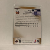 #375 Bruno Gervais New York Islanders  Series 2 2007-08 Upper Deck Hockey  Card A1B