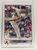 #71 Kyle Muller Rookie Atlanta Braves 2022 Topps Opening Day Baseball Card