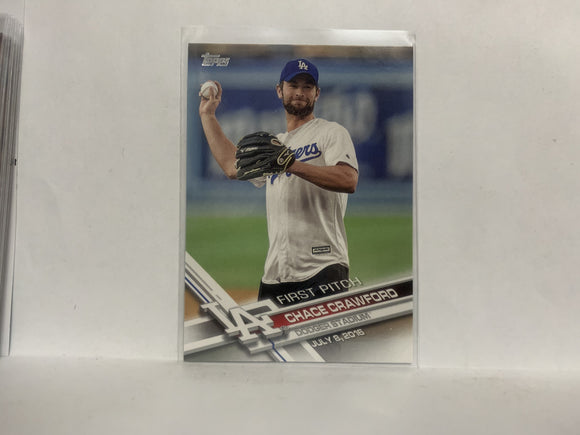 FP-27 Chance Crawford Los Angeles Dodgers 2017 Topps Series 2 Baseball Card NZD