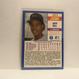#603 Juan Bell Rookie Baltimore Orioles 1990 Score Baseball Card HE