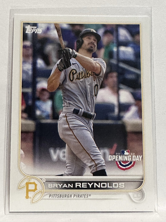 #202 Bryan Reynolds Pittsburgh Pirates 2022 Topps Opening Day Baseball Card