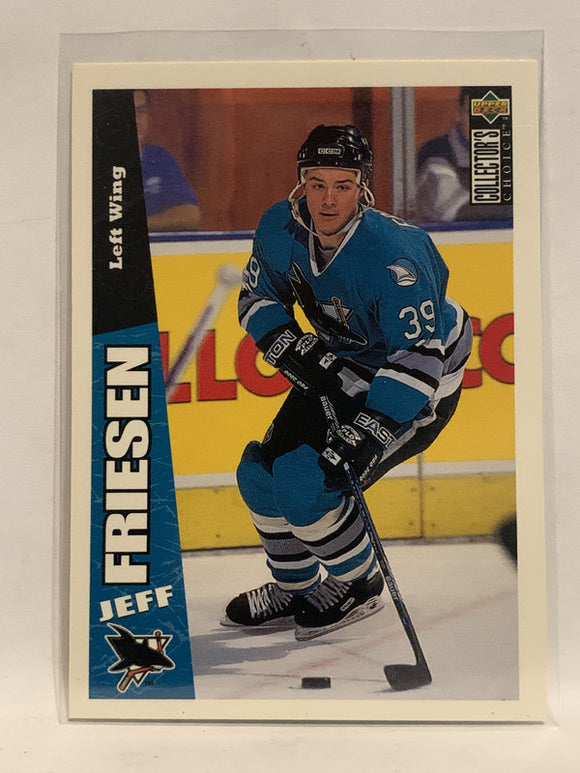 #238 Jeff Friesen San Jose Sharks 1996-97 Upper Deck Collector's Choice Hockey Card