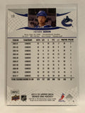 #13 Henrik Sedin Vancouver Canucks 2011-12 Upper Deck Series One Hockey Card