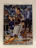 #250 Buster Posey San Francisco Giants 2018 Topps Series One  Baseball Card MLB