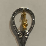 Jasper Park Canada Bear Mascot Alberta Collectable Souvenir Spoon CR