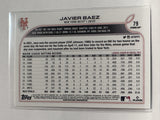 #79 Javier Baez New York Mets 2022 Topps Opening Day Baseball Card