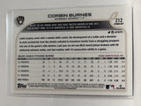 #212 Corbin Burnes Milwaukee Brewers 2022 Topps Opening Day Baseball Card