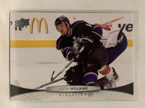 #117 Justin Williams Los Angeles Kings 2011-12 Upper Deck Series One Hockey Card