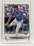 #91 Jackson Kowar Rookie Kansas City Royals 2022 Topps Opening Day Baseball Card