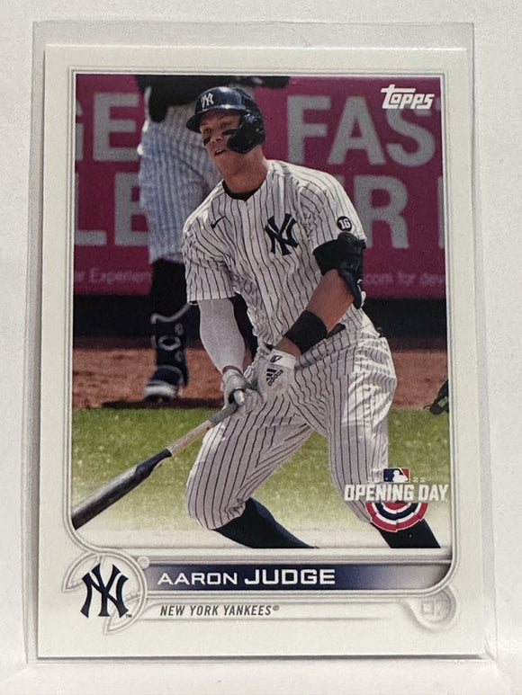 #99 Aaron Judge New York Yankees 2022 Topps Opening Day Baseball Card