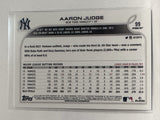 #99 Aaron Judge New York Yankees 2022 Topps Opening Day Baseball Card