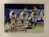 #286 New York Yankees Team Card 2018 Topps Series One  Baseball Card MLB