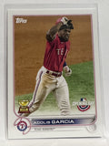 #135 Adolis Garcia All Star Rookie Texas Rangers 2022 Topps Opening Day Baseball Card