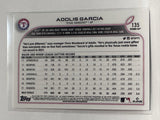#135 Adolis Garcia All Star Rookie Texas Rangers 2022 Topps Opening Day Baseball Card