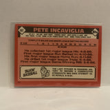#48T Pete Incaviglia Texas Rangers 1986 Topps Baseball Card HF