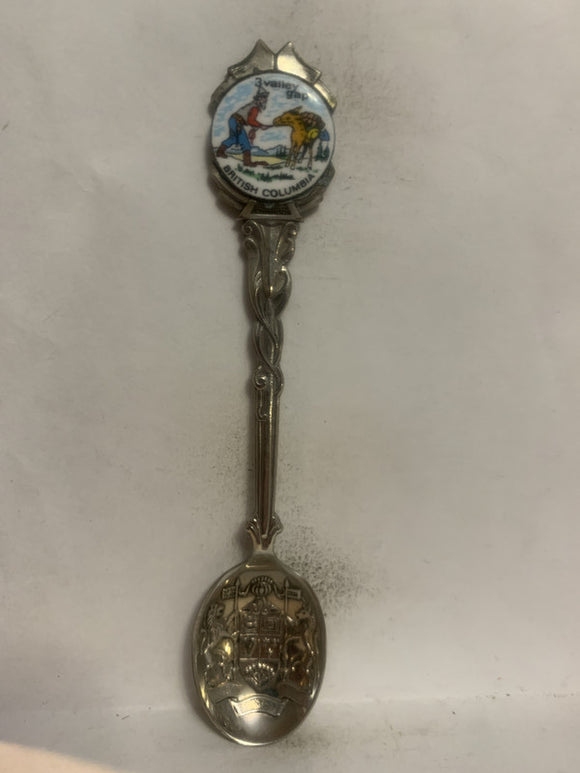 3 Valley Gap British Columbia Coat of Arms Souvenir Spoon