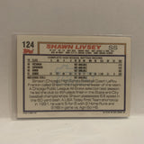 #124 Shawn Livsey Draft Pick Houston Astros 1992 Topps  Baseball Card HF