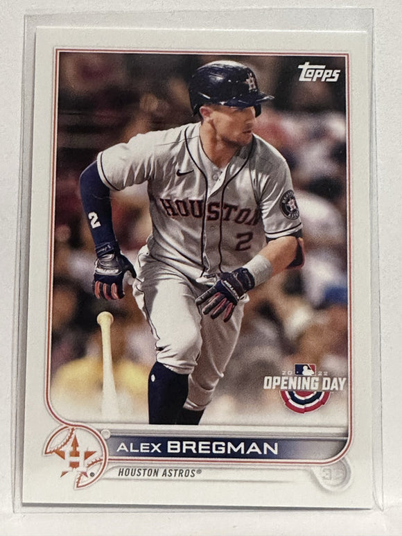 #33 Alex Bregman   Houston Astros 2022 Topps Opening Day Baseball Card