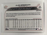 #33 Alex Bregman   Houston Astros 2022 Topps Opening Day Baseball Card