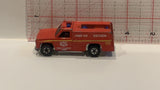 Red Emergency Unit Truck Hot Wheels Toy Diecast Car