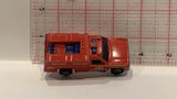 Red Emergency Unit Truck Hot Wheels Toy Diecast Car