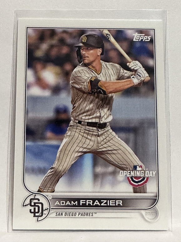 #80 Adam Frazier San Diego Padres 2022 Topps Opening Day Baseball Card
