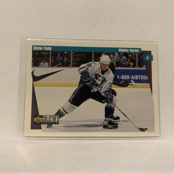 #11  Kevin Todd Anaheim Mighty Ducks   1997-98 UD Collectors Choice Hockey  Card A1C