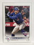 #172 George Springer Toronto Blue Jays 2022 Topps Opening Day Baseball Card