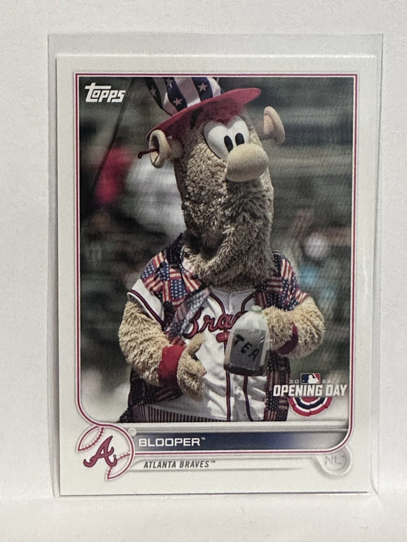 #M-1  Blooper  Atlanta Braves 2022 Topps Opening Day Baseball Card