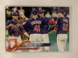 #239 Cleveland Indians Team Card 2018 Topps Series One  Baseball Card MLB