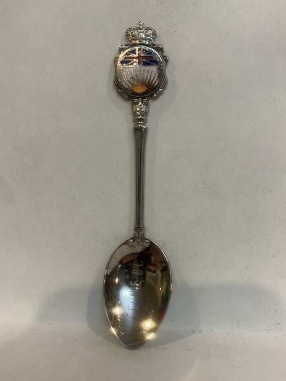 Fernie BC British Columbia Crest Emblem Souvenir Spoon