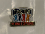 Together We Make a Difference Lapel Hat Pin CD