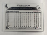 #58 Craig Kimbrel Blue Chicago White Sox 2022 Topps Opening Day Baseball Card