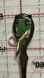 Costa Rica Green Parrot Souvenir Spoon