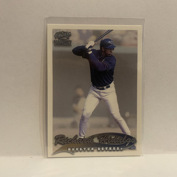 #106 Richard Hidalgo Houston Astros 1999 Pacific Paramount Baseball Card HG